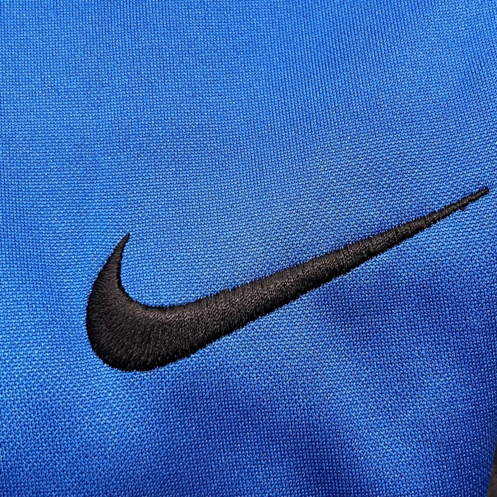 Nike Mens Dri-FIT 1/4 Zip Pullover Sweatshirt Royal Blue Training Top Size L - Picture 7 of 9